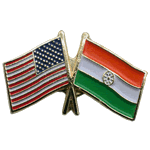 Flag - USA-India